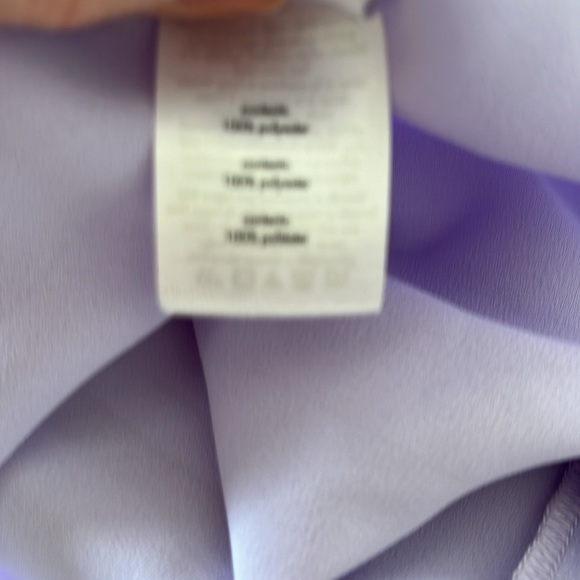 WEWOREWHAT  Fairy Core Heather Lavender Satin Charmeuse Mini Slip Skirt Size XL - Picture 5 of 6